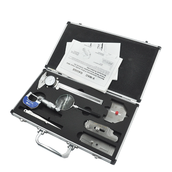 Stainless Steel Gage Inspection Ruler 7 Pcs Welding Inspection Ruler