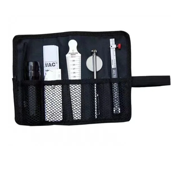 Stainless Steel Gage Inspection Ruler 5 Pcs Welding Inspection Ruler